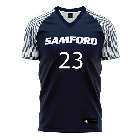Samford - NCAA Women's Soccer : Alex Parr - Navy Soccer Jersey-0