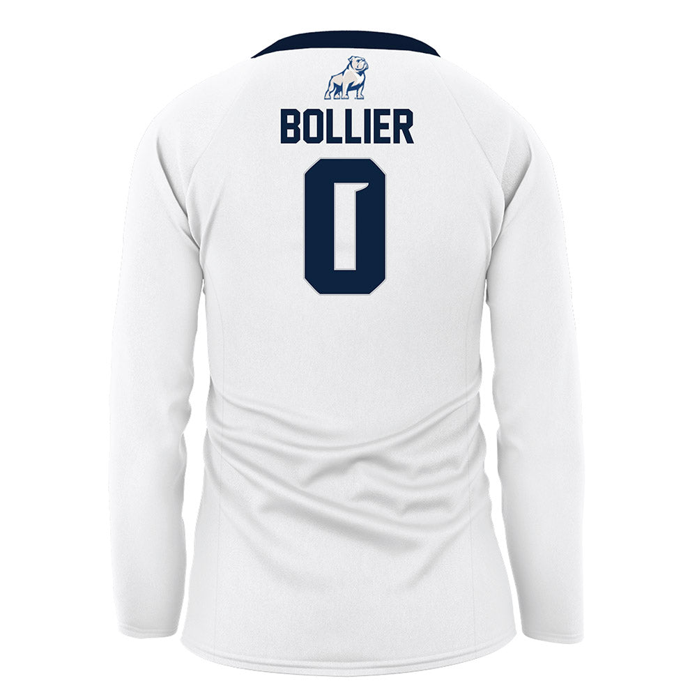 Samford - NCAA Women's Volleyball : Addie Bollier - White Volleyball Jersey-1
