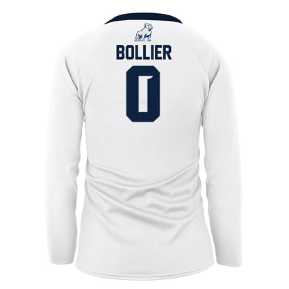 Samford - NCAA Women's Volleyball : Addie Bollier - White Volleyball Jersey-1