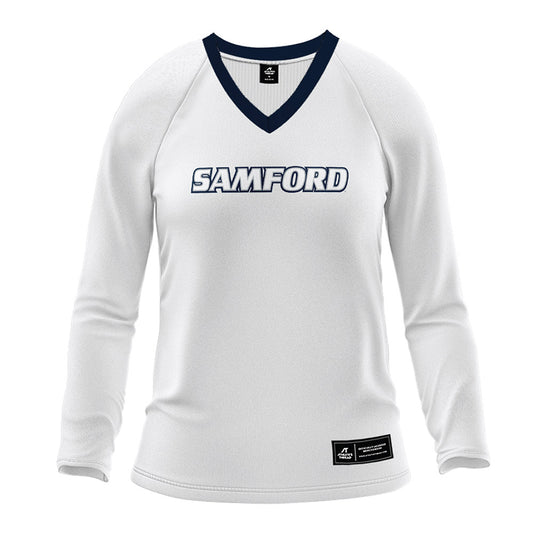 Samford - NCAA Women's Volleyball : - White Volleyball Jersey-0