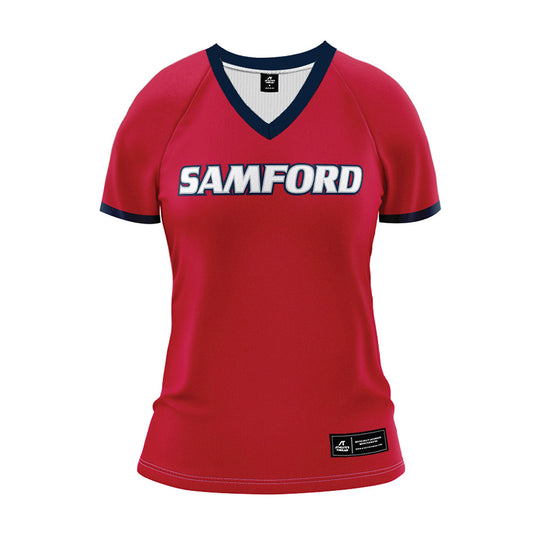 Samford - NCAA Women's Volleyball : - Red Volleyball Jersey-0