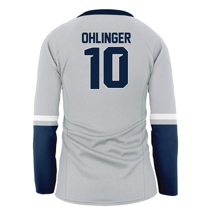 Samford - NCAA Women's Volleyball : Ali Ohlinger - Grey Volleyball Jersey-1