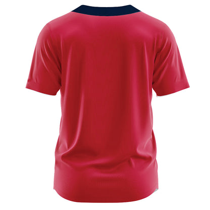 Samford - NCAA Softball : - Red Jersey-1