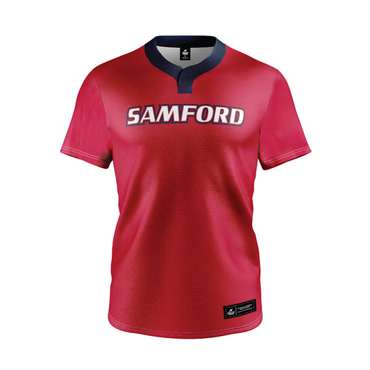 Samford - NCAA Softball : - Red Jersey-0