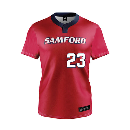 Samford - NCAA Softball : Katie Hart - Red Jersey-0