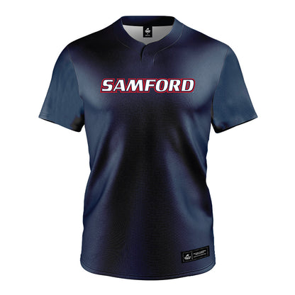 Samford - NCAA Softball : - Navy Jersey-0