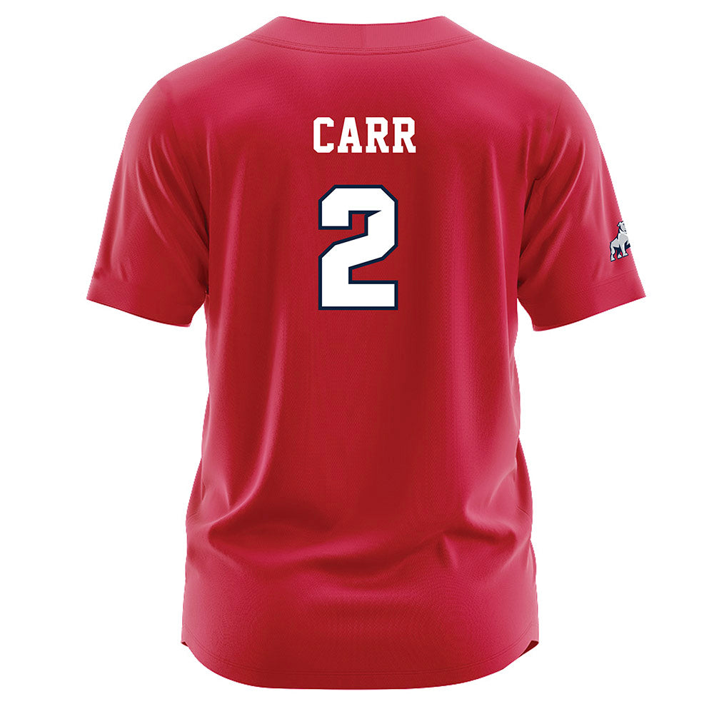 Samford - NCAA Baseball : Cade Carr - Red Jersey-1