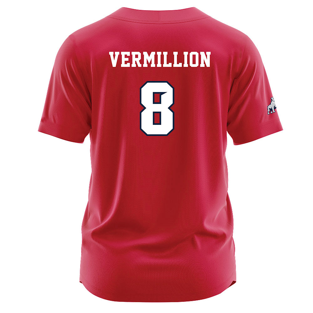 Samford - NCAA Baseball : Ryan Vermillion - Red Jersey-1