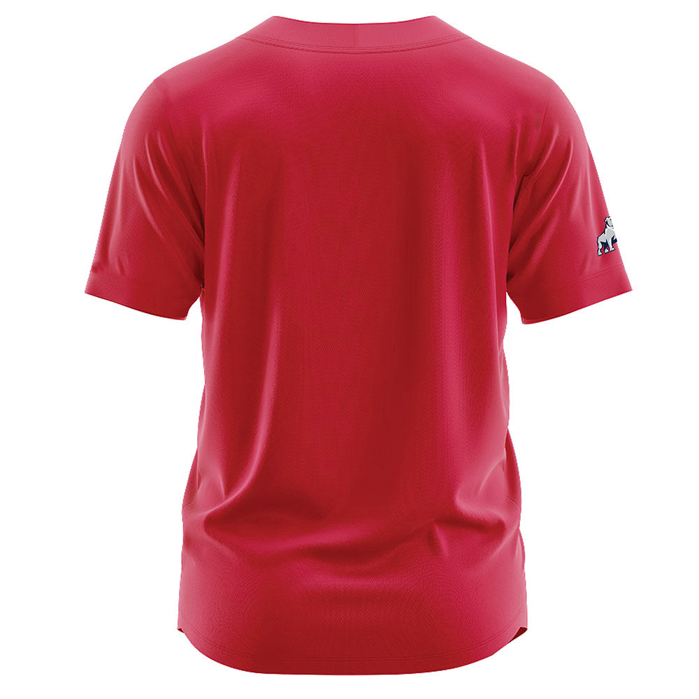 Samford - NCAA Baseball : - Red Jersey-1