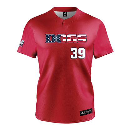 Samford - NCAA Baseball : Charlie Bozeman - Red Jersey-0