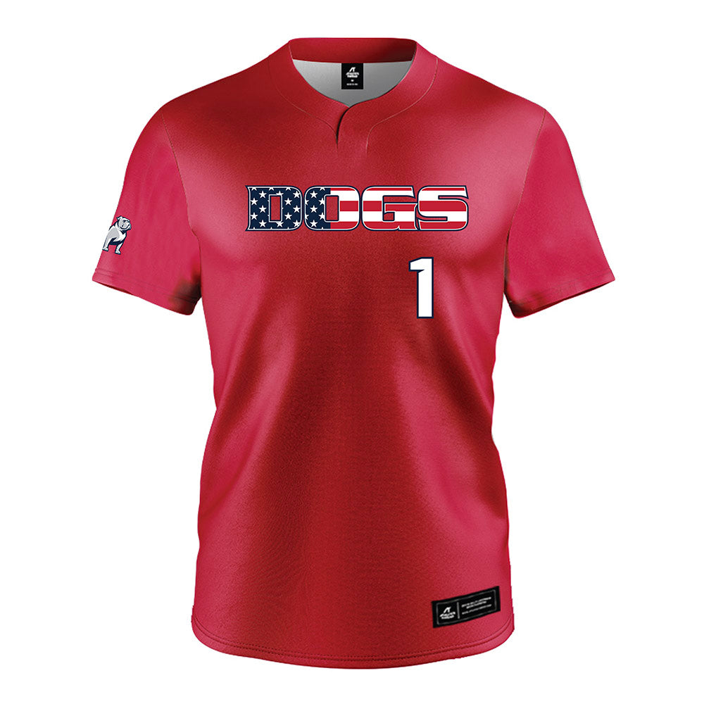Samford - NCAA Baseball : Pierce Dutton - Red Jersey-0