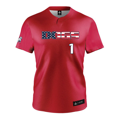 Samford - NCAA Baseball : Pierce Dutton - Red Jersey-0