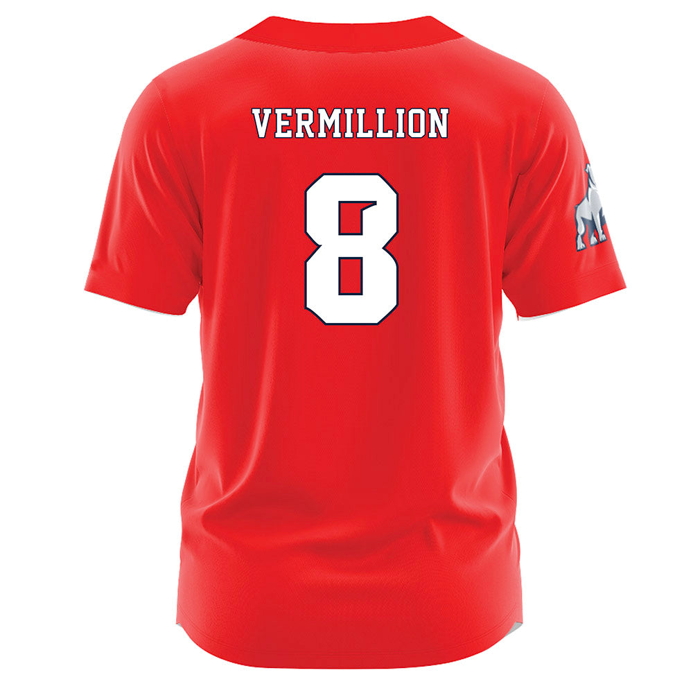 Samford - NCAA Baseball : Ryan Vermillion - Red Jersey-1