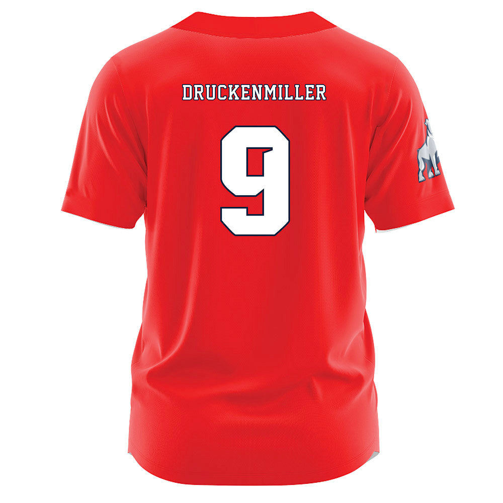 Samford - NCAA Baseball : Drew Druckenmiller - Red Jersey-1