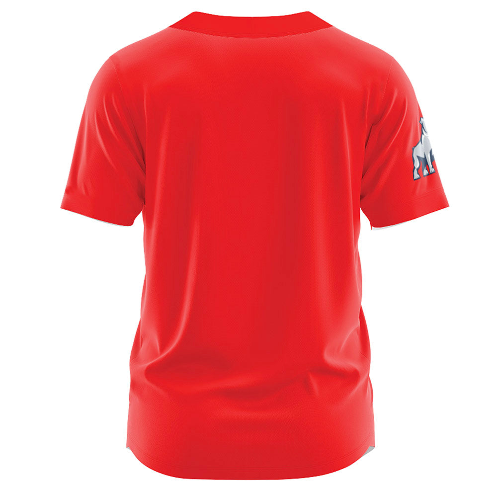 Samford - NCAA Baseball : - Red Jersey-1