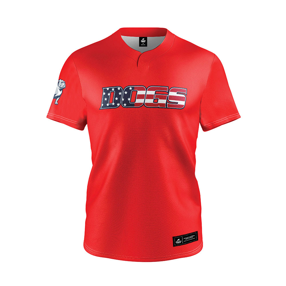 Samford - NCAA Baseball : - Red Jersey-0