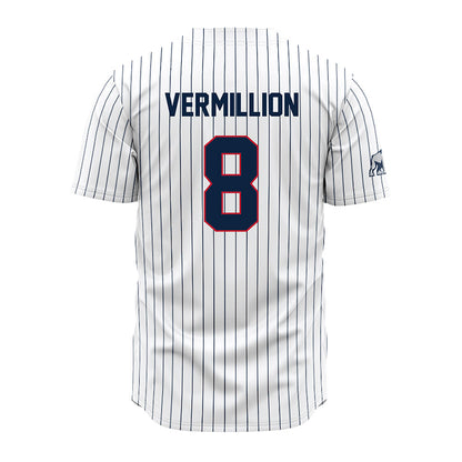 Samford - NCAA Baseball : Ryan Vermillion - Pinstripe Jersey-1