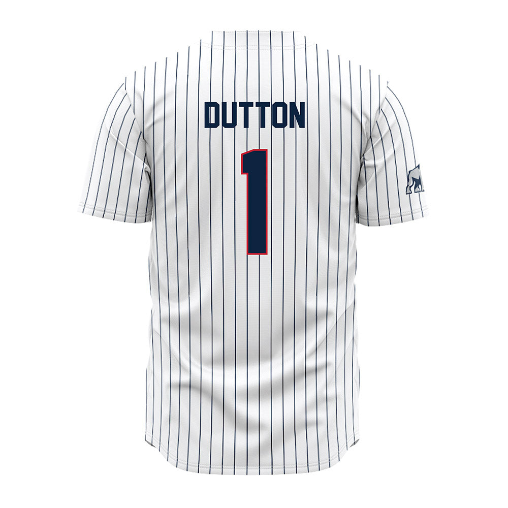 Samford - NCAA Baseball : Pierce Dutton - Pinstripe Jersey-1
