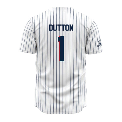 Samford - NCAA Baseball : Pierce Dutton - Pinstripe Jersey-1