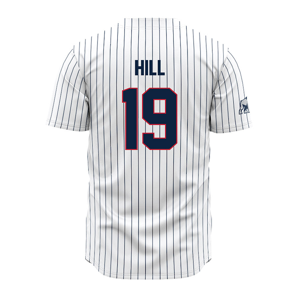 Samford - NCAA Baseball : Cason Hill - Pinstripe Jersey-1
