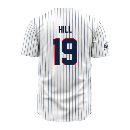 Samford - NCAA Baseball : Cason Hill - Pinstripe Jersey-1