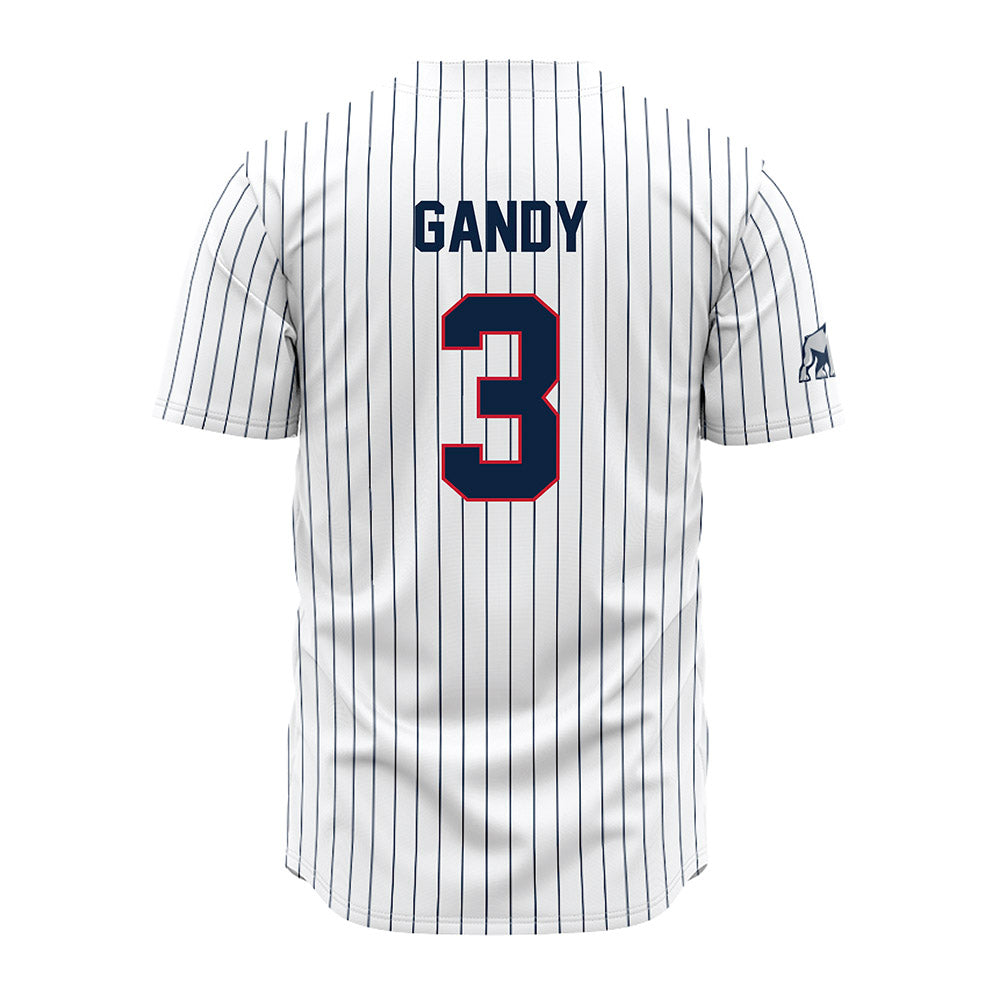 Samford - NCAA Baseball : Gus Gandy - Pinstripe Jersey-1