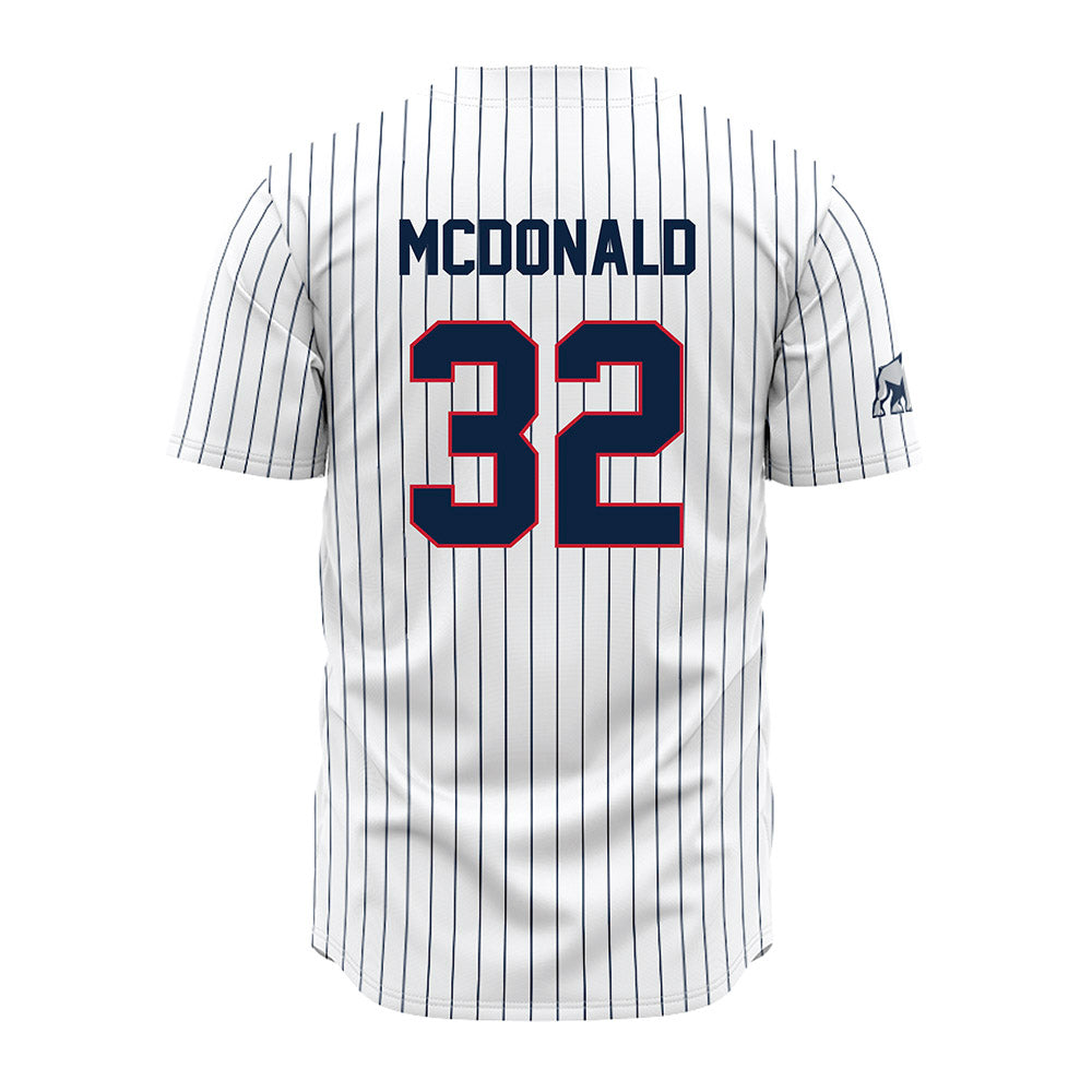 Samford - NCAA Baseball : Parker McDonald - Pinstripe Jersey-1