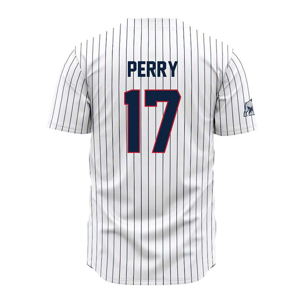Samford - NCAA Baseball : Hayden Perry - Pinstripe Jersey-1