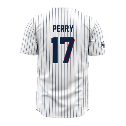 Samford - NCAA Baseball : Hayden Perry - Pinstripe Jersey-1