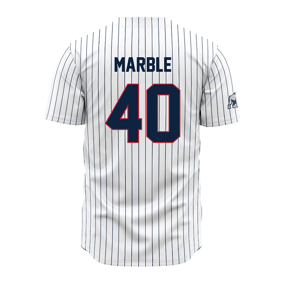 Samford - NCAA Baseball : Andrew Marble - Pinstripe Jersey-1