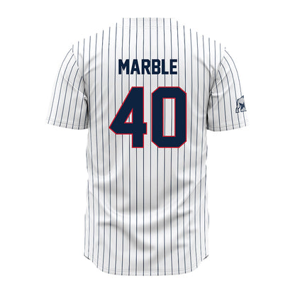 Samford - NCAA Baseball : Andrew Marble - Pinstripe Jersey-1