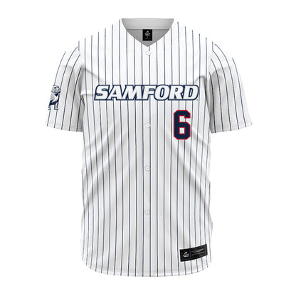 Samford - NCAA Baseball : Jackson Harris - Pinstripe Jersey-0