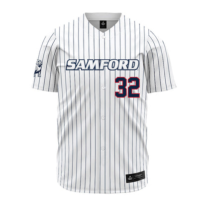 Samford - NCAA Baseball : Parker McDonald - Pinstripe Jersey-0