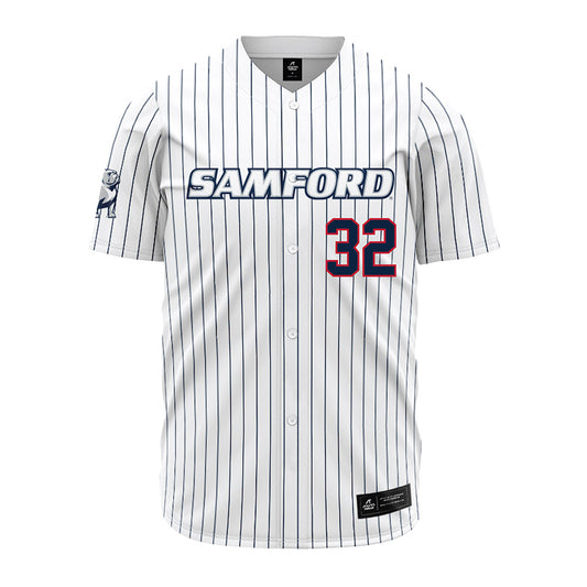 Samford - NCAA Baseball : Parker McDonald - Pinstripe Jersey-0