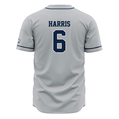 Samford - NCAA Baseball : Jackson Harris - Grey Jersey-1