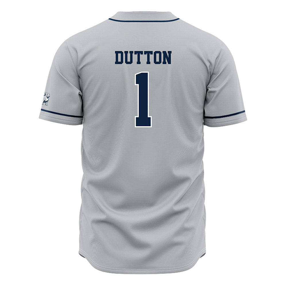 Samford - NCAA Baseball : Pierce Dutton - Grey Jersey-1