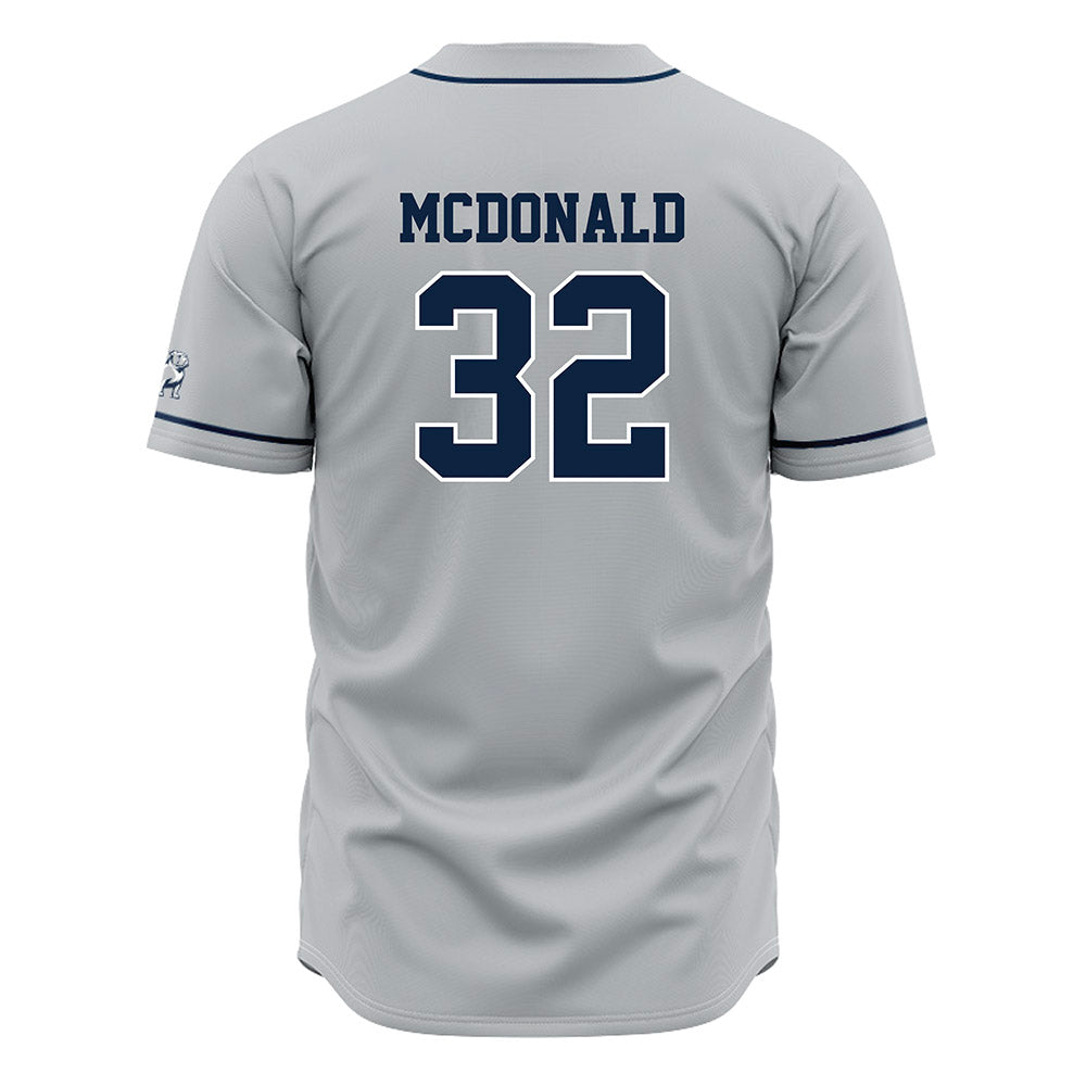 Samford - NCAA Baseball : Parker McDonald - Grey Jersey-1