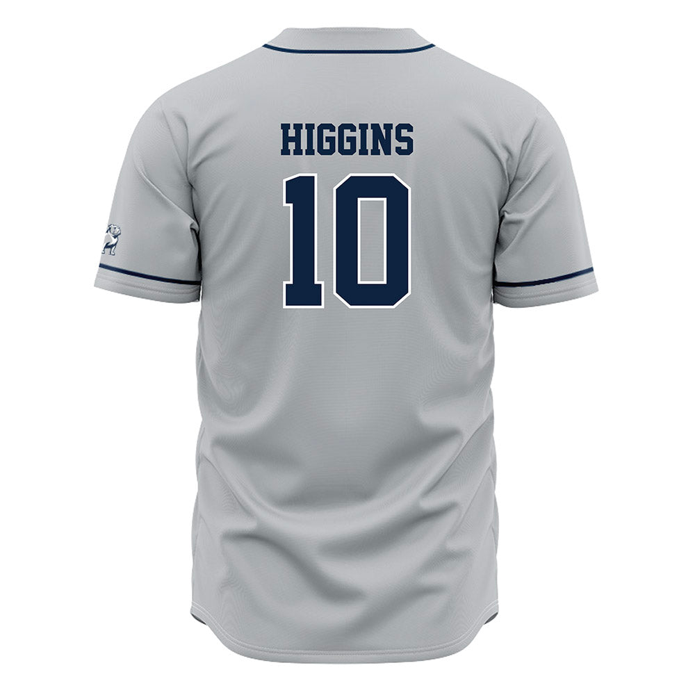Samford - NCAA Baseball : Trey Higgins - Grey Jersey-1