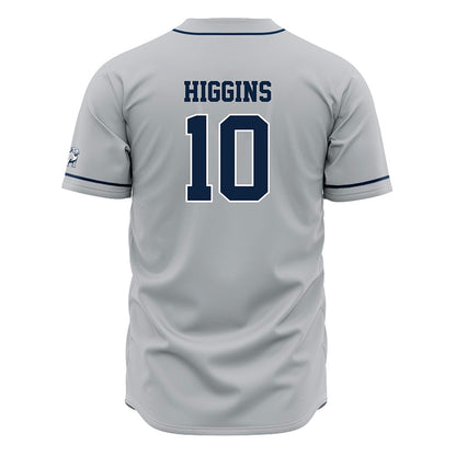 Samford - NCAA Baseball : Trey Higgins - Grey Jersey-1