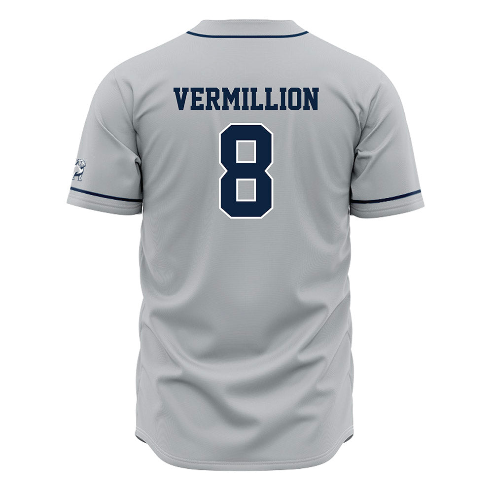 Samford - NCAA Baseball : Ryan Vermillion - Grey Jersey-1