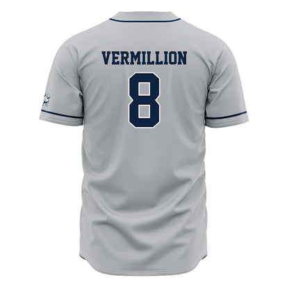 Samford - NCAA Baseball : Ryan Vermillion - Grey Jersey-1