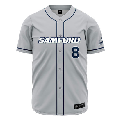 Samford - NCAA Baseball : Ryan Vermillion - Grey Jersey-0
