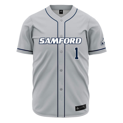 Samford - NCAA Baseball : Pierce Dutton - Grey Jersey-0