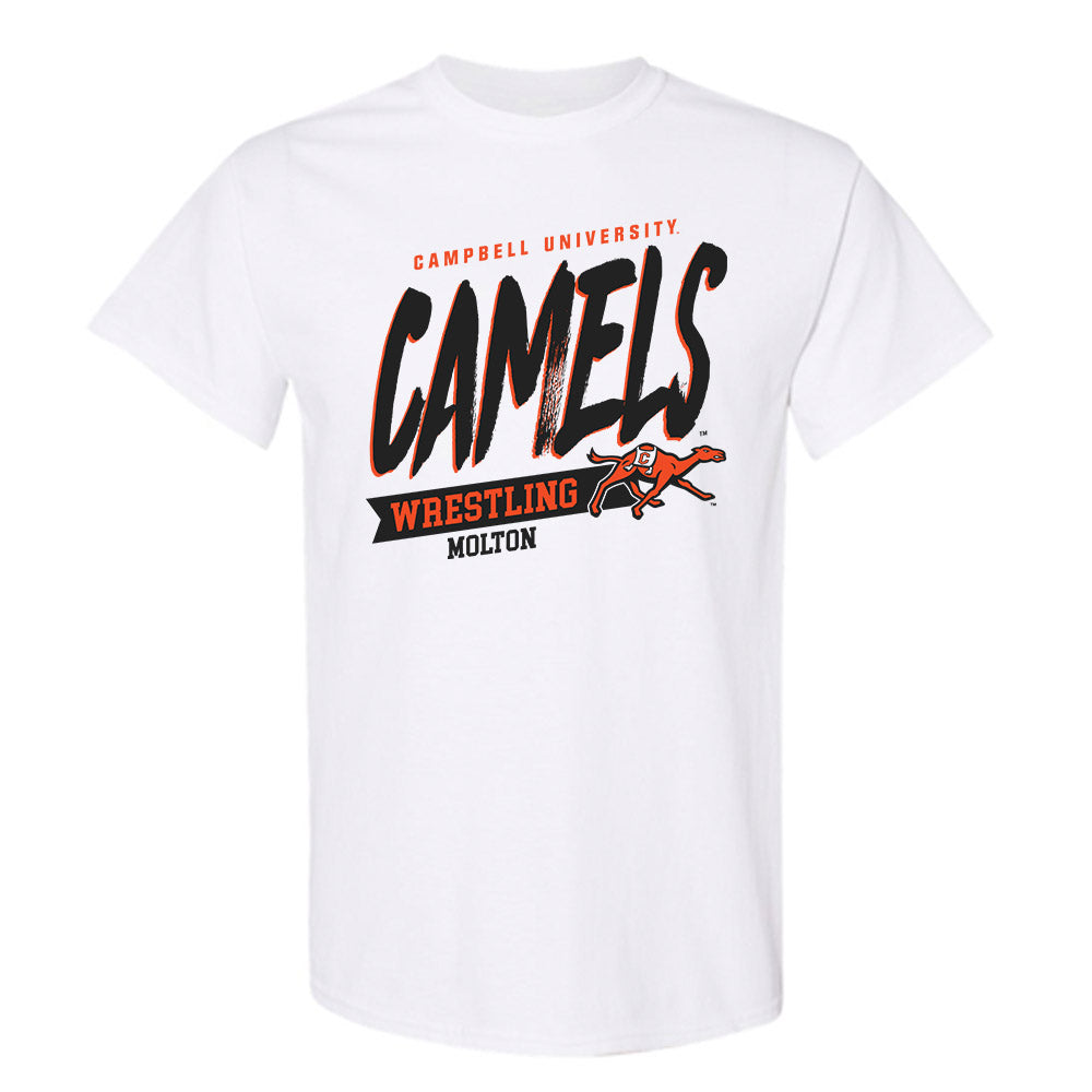 Campbell - NCAA Wrestling : Anthony Molton - Classic Fashion Shersey T-Shirt-0
