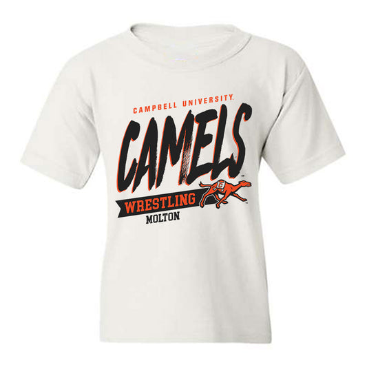 Campbell - NCAA Wrestling : Anthony Molton - Classic Fashion Shersey Youth T-Shirt-0