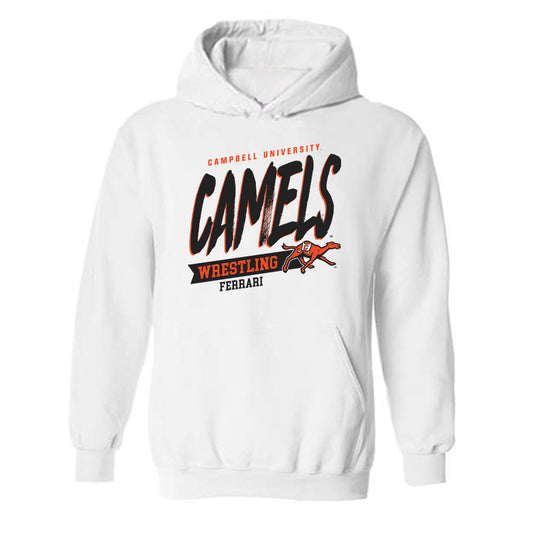 Campbell - NCAA Wrestling : Anthony Ferrari - Classic Fashion Shersey Hooded Sweatshirt-0