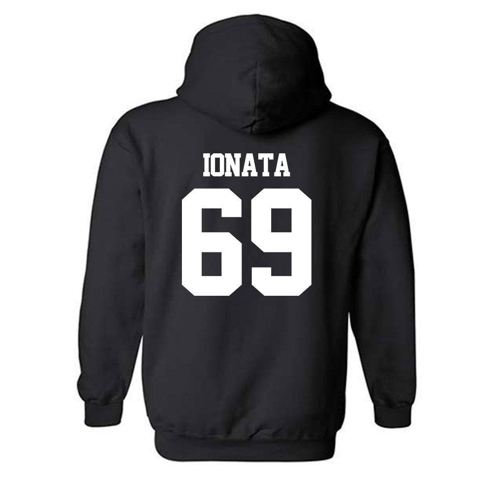Georgia Tech - NCAA Football : Joseph Ionata - Classic Fashion Shersey Hooded Sweatshirt-1
