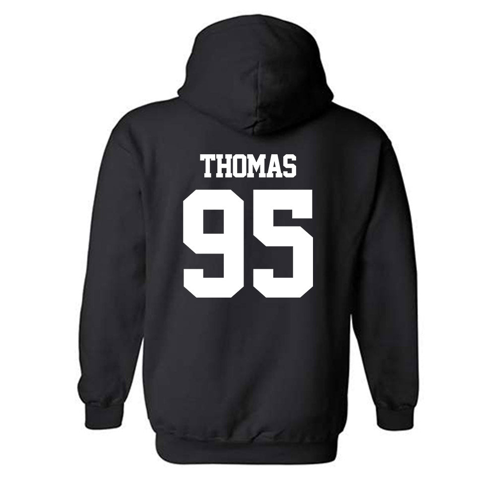 Georgia Tech - NCAA Football : Tawfiq Thomas - Classic Fashion Shersey Hooded Sweatshirt-1