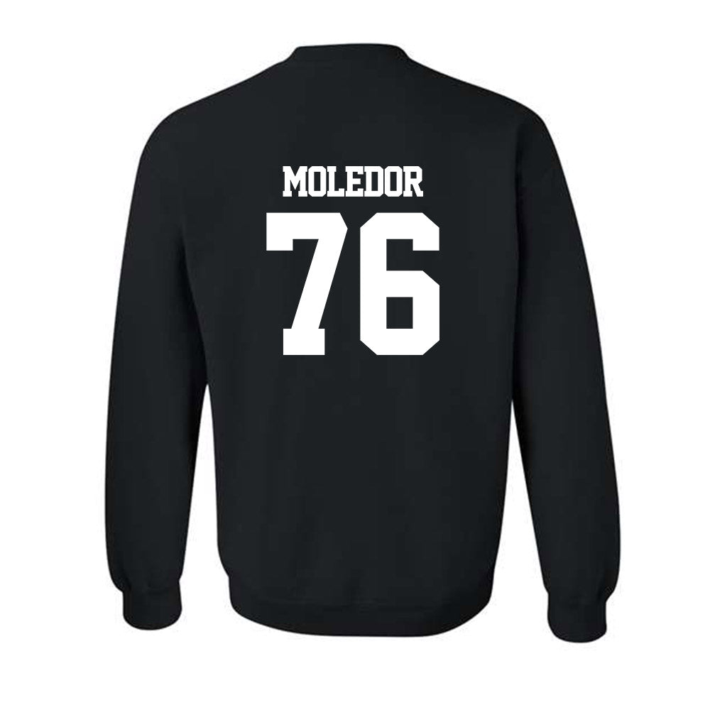 Georgia Tech - NCAA Football : Krew Moledor - Classic Fashion Shersey Crewneck Sweatshirt-1