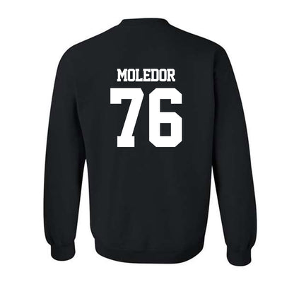Georgia Tech - NCAA Football : Krew Moledor - Classic Fashion Shersey Crewneck Sweatshirt-1